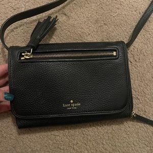 Black Kate spade crossbody
